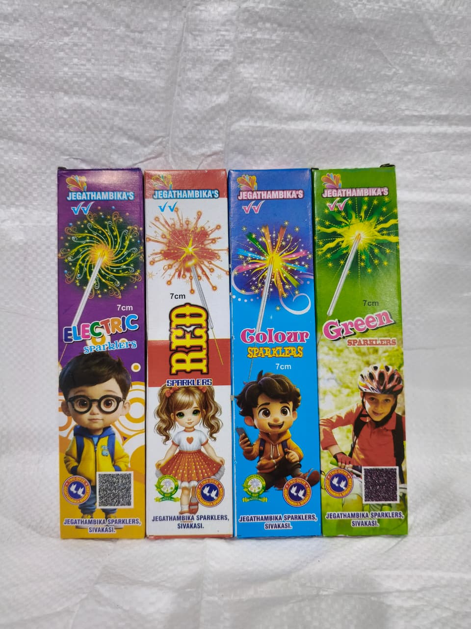 7 Cm Sparklers Red