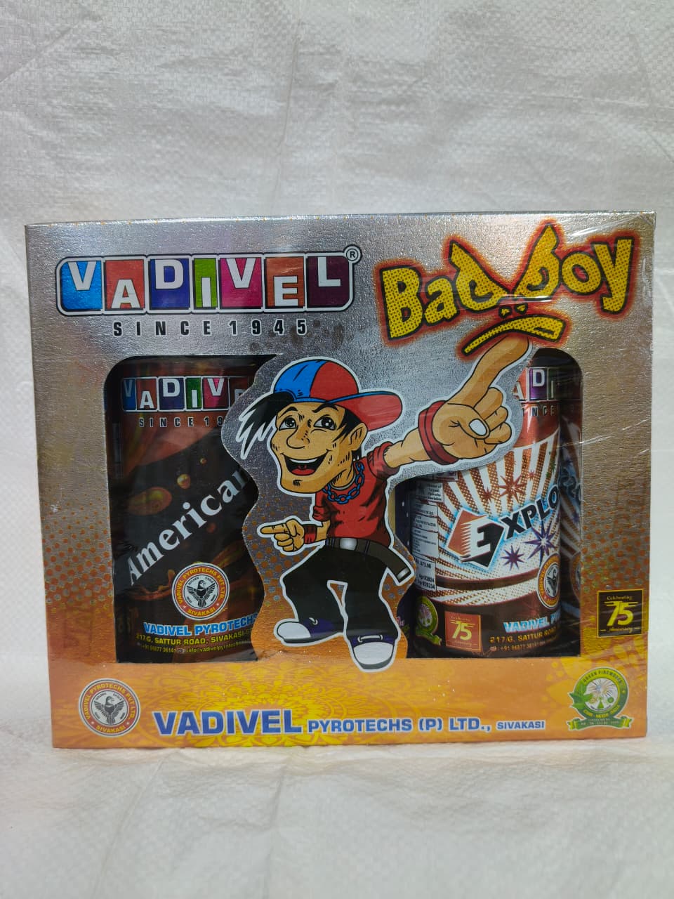 Bad boy Tin Shower (3 Pcs)